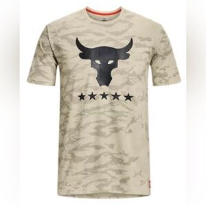 Under Armour Men’s Project Rock Veteran’s Day Show Camo Short Sleeve T-shirt